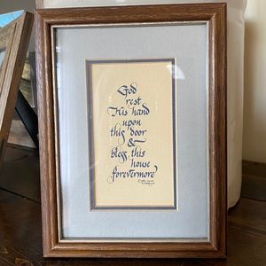 Anita Robertson quote print vintage framed